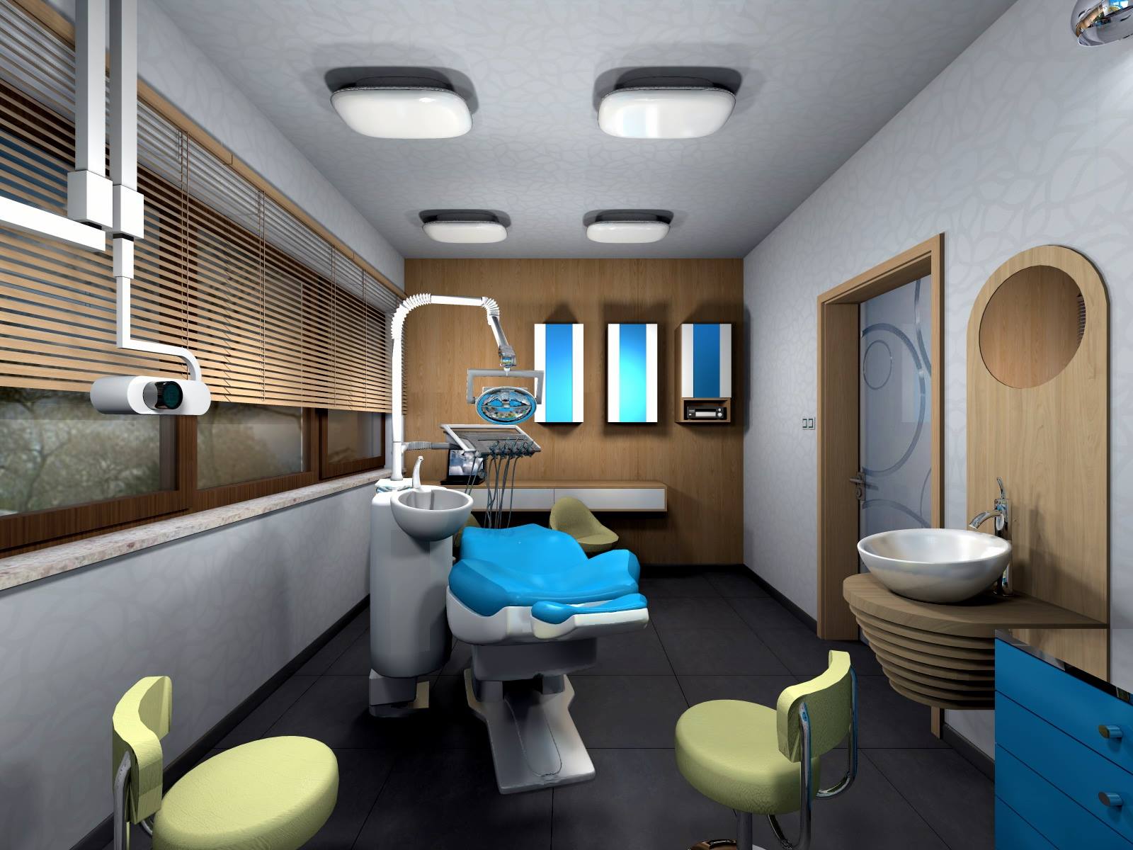 Wizualizacja przestrzeni kliniki SONAMED