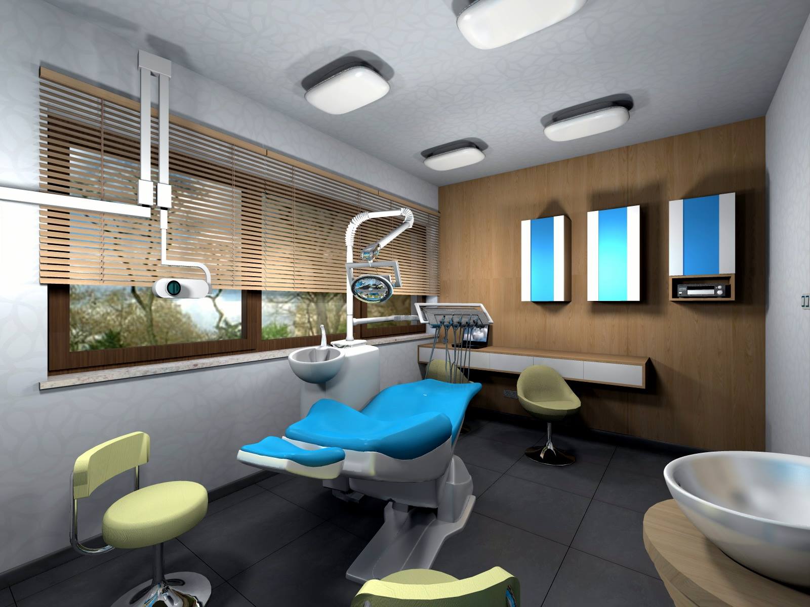 Wizualizacja przestrzeni kliniki SONAMED