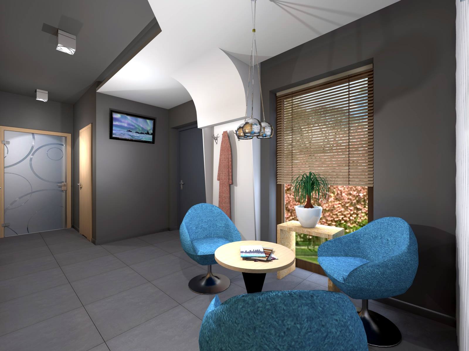 Wizualizacja przestrzeni kliniki SONAMED